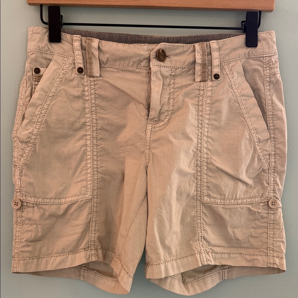 Women's Tan Casual Shorts
